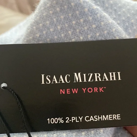 Isaac Mozrani New York 💯 % 2-Play Cashmere men Quarter zip sweeter high rated
